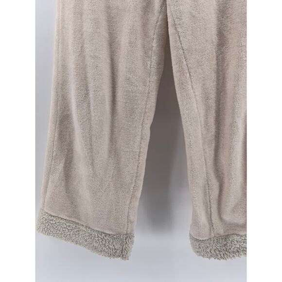 LOVE HIP Women's Light Pink Fleece Sherpa Lined Pull-On Wide-Leg Pant SZ M-L - Picture 7 of 10